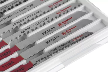 Пилки для лобзика HAMMER JG WD-PL-MT набор No5 (10шт.) купить в Губкинске