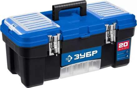 ЗУБР ДЕСНА-20, 508 x 256 x 225 мм, (20), Пластиковый ящик для инструментов (38181-20) купить в Губкинске