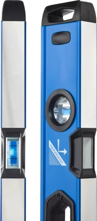 Уровень  ЗУБР &quot;ЭКСПЕРТ&quot; &quot;УСП - 2&quot;коробчатый усилен, 2 фрезерован баз поверхности, 3 ампулы, крашенный, с ручками, 100см 34587-100 купить в Губкинске