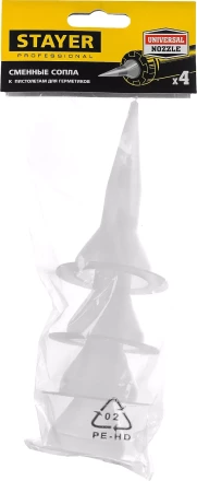 Сопла STAYER &quot;PROFI&quot; сменные для пистолетов 0673-хх, 4 шт 0673-S4 купить в Губкинске