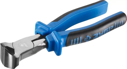 Кусачки торцевые ЗУБР, особостойкое спец. покрытие Н12Х1 (никель/хром), двухкомпонентные рукоятки, 180мм 2201-7-18_z01 купить в Губкинске