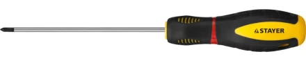 Отвертка STAYER &quot;PROFI&quot; &quot;PROTech&quot;, двухкомп рукоятка, намагниченная, Cr-Mo, PH0x100мм 25132-0-10_z02 купить в Губкинске