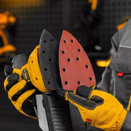 Треугольник абразивный на ворc. подложке под &quot;липучку&quot;, перф., P 600, 150х150х100 мм, 5 шт. Denzel 738697 купить в Губкинске