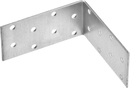 Крепежный угол ЗУБР &quot;МАСТЕР&quot; равносторонний, 40х80х80мм, 1шт 310206-040-080 купить в Губкинске