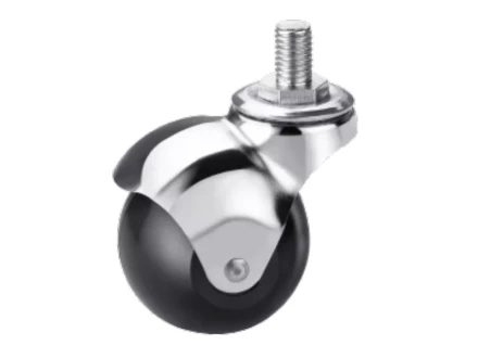 Колесо мебельное поворотное резиновое SCmt 25 50 мм с болтом 1027290 купить в Губкинске