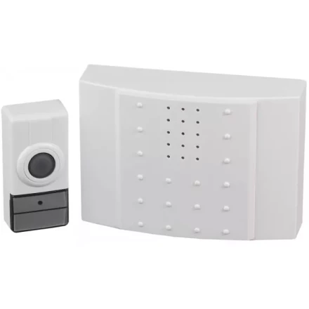 Звонок СВЕТОЗАР &quot;ЛИРА&quot; радиочастотный беспроводной, 16 мелодий, 4,5В SV-58062 купить в Губкинске