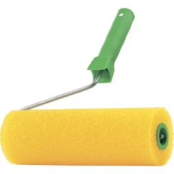 Валик "СТРУКТУРНЫЙ" поролоновый с ручкой, "гладкий", 240 мм СИБРТЕХ 80234