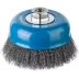 ЗУБР &quot;ПРОФЕССИОНАЛ&quot;. Щетка чашечная для УШМ, витая стальная проволока 0,3мм, 125ммхМ14 35261-125_z02 купить в Губкинске