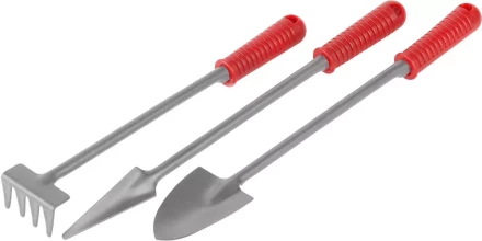 Набор GRINDA для ухода за комнатными растениями: Совок посадочный широкий, совок посадочный, грабельки, 3 предмета 8-422460-H3_z01 купить в Губкинске