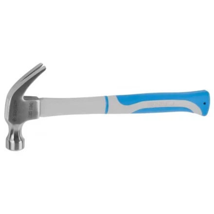 Молоток-гвоздодер ЗУБР с фиберглассовой двухкомпонентной рукояткой, 450гр 20265-450_z01 купить в Губкинске