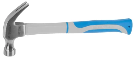 Молоток-гвоздодер ЗУБР с фиберглассовой двухкомпонентной рукояткой, 450гр 20265-450_z01 купить в Губкинске