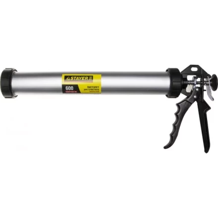 Пистолет для герметика STAYER &quot;PROFESSIONAL&quot; 0673-60, закрытый, алюминиевый корпус, 600мл 0673-60 купить в Губкинске