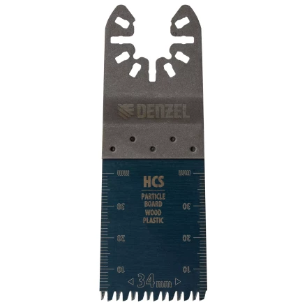 Насадка для МФИ режущая пазовая прямая, HCS, по дереву, ламинату 34 х 2.5 мм, крупный зуб Denzel 782315 купить в Губкинске