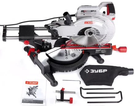 Пила торцовочная ЗУБР &quot;МАСТЕР&quot;, сдвижная голова, 255 мм, 4800 об/мин, 1600 Вт ЗПТ-255-1600-Л-02 купить в Губкинске
