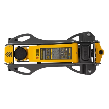 Домкрат гидравлический подкатной Denzel 51251, 3,8 т, 110-580 мм, быстрый подъем, низкий подхват, проф. купить в Губкинске