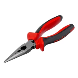 Длинногубцы прямые Matrix, 180 мм, хром-ванадий, двухкомпонентные рукоятки, 17310