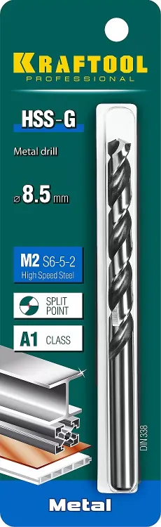 Сверла по металлу HSS-G 29651-8.5 купить в Губкинске