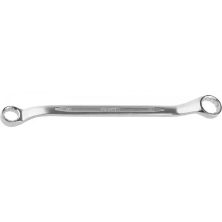 Ключ ЗУБР &quot;ПРОФИ&quot; гаечный накидной изогнутый, Cr-V сталь, хромированный, 14х17мм 27132-14-17 купить в Губкинске