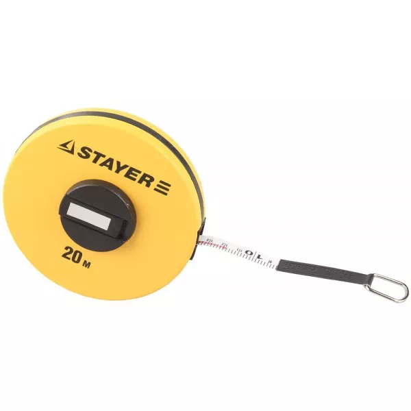 Мерная лента STAYER "STANDARD" фиберглассовая двусторонняя, 20м 34153-20 купить в Губкинске