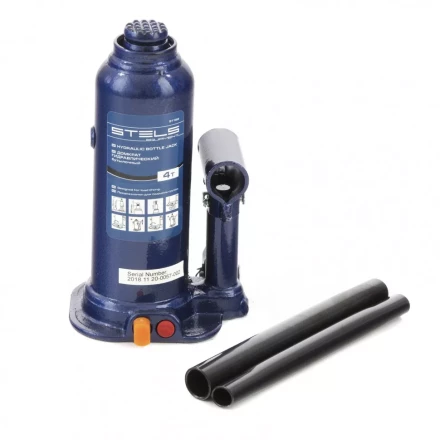 Домкрат гидравлический бутылочный 4 т h подъема 188-363 мм Stels 51162 купить в Губкинске