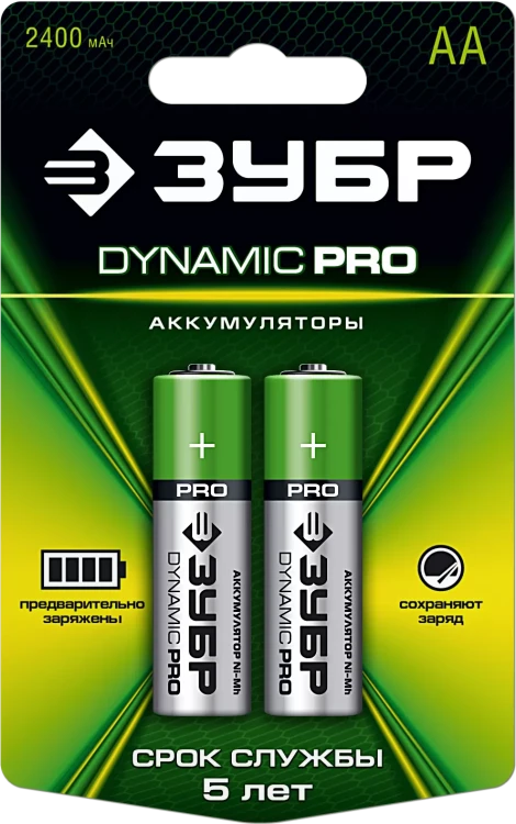 Аккумуляторы DYNAMIC PRO никель-металлгидридные (NiMH) АА 2400мА/ч серия Без серии купить в Губкинске