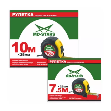 Рулетка измерительная MD-STARS 56-3019 купить в Губкинске