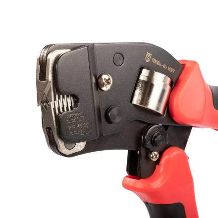 Пресс-клещи КВТ ПКВк-6т для опрессовки втулочных наконечников до 6 мм (102038) купить в Губкинске