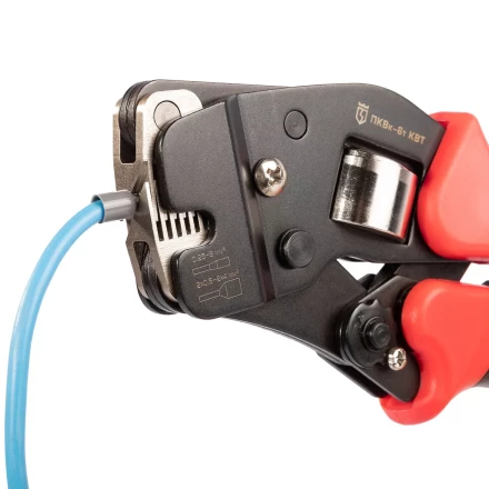 Пресс-клещи КВТ ПКВк-6т для опрессовки втулочных наконечников до 6 мм (102038) купить в Губкинске