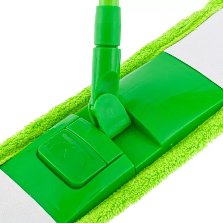 Швабра телескопическая Elfe 120 см с пластиковой складной подошвой насадка микрофибра 935055 купить в Губкинске