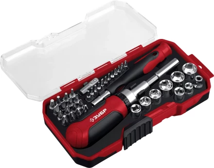 ЗУБР Мастер 41, 41 шт, набор: отвертка с насадками (25042) купить в Губкинске