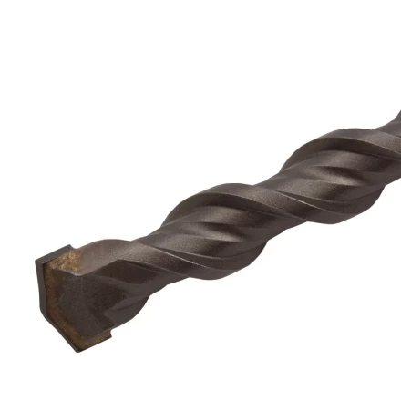 Бур по бетону Denzel, 14 x 260 мм , двойная спираль, три пылеотводящие кромки, 705032 купить в Губкинске