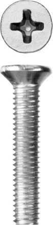 Винт ЗУБР &quot;МАСТЕР&quot; DIN 965, класс прочности 4.8, оцинкованный, M3x16мм, 5кг 303110-03-016 купить в Губкинске