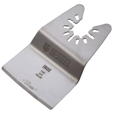 Насадка для МФИ шабер полукруг, Inox, для снятия краски и др., ширина 50 мм, длина общая 74 мм, ступенчатый Denzel 782317 купить в Губкинске