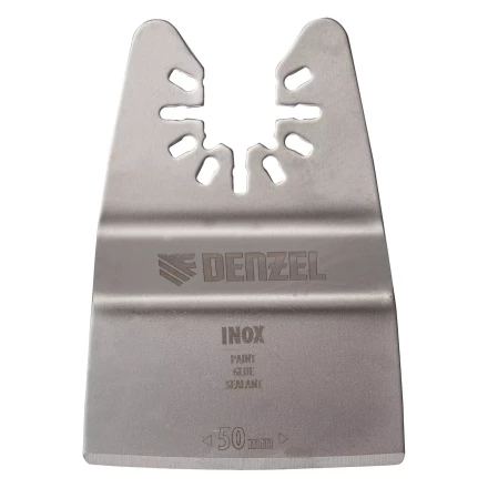 Насадка для МФИ шабер полукруг, Inox, для снятия краски и др., ширина 50 мм, длина общая 74 мм, ступенчатый Denzel 782317 купить в Губкинске