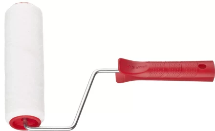 Валик ЗУБР &quot;МАСТЕР&quot; &quot;ВЕЛЮР-АКВА&quot;, полиэстер, для водорастворимых акриловых лаков, ворс 4мм, ручка 6мм, d=40/180мм 03537-18 купить в Губкинске