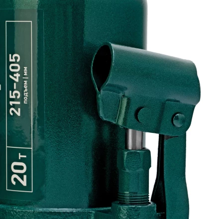 Домкрат гидравлический бутылочный Сибртех 50809, 20 т, 215-405 мм купить в Губкинске