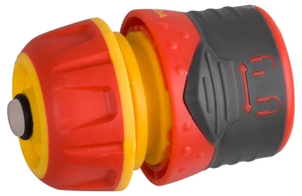 Соединитель GRINDA &quot;Premium&quot; с автостопом и запирающим механизмом, пластмассовый с TPR, 1/2&quot; 8-426431 купить в Губкинске