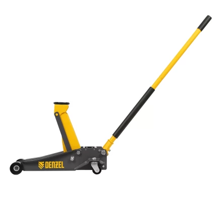 Домкрат гидравлический подкатной Denzel 51260, 3 т, 125-470 мм, быстрый подъем, проф. купить в Губкинске