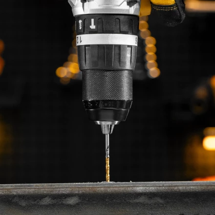 Набор сверл по металлу Denzel 723008, 1-10 мм, Р6М5К8-TiN, Golden Tip, 19 шт купить в Губкинске