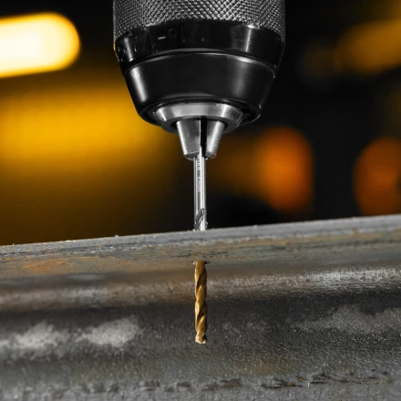 Набор сверл по металлу Denzel 723008, 1-10 мм, Р6М5К8-TiN, Golden Tip, 19 шт купить в Губкинске