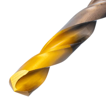 Набор сверл по металлу Denzel 723008, 1-10 мм, Р6М5К8-TiN, Golden Tip, 19 шт купить в Губкинске