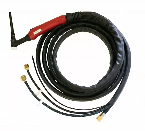 Горелка TIG 18 320A 100% M12x1 1/4G 3/8G 4метра без управляющих разъемов Aurora купить в Губкинске