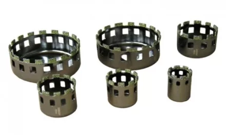 Набор коронок алмазных по керамограниту мокрый рез 9 предметов Энкор 9457 купить в Губкинске