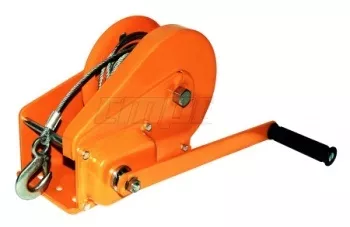 Лебедка ручная с тормозом BHW 1200 канат купить в Губкинске