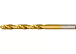 Сверло по металлу 7 мм HSS нитридтитановое покрытие цилиндрический хвостовик MATRIX 717700