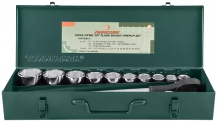 Набор головок торцевых 3/4&quot;DR 22-50мм 15предметов Jonnesway S04Н6115SA 47229 купить в Губкинске