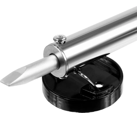 Паяльник STAYER "PROFI" с двухкомпонентной рукояткой и долговечным жалом, в комплекте (припой и подставка), 80 Вт, клин 55300-80 купить в Губкинске