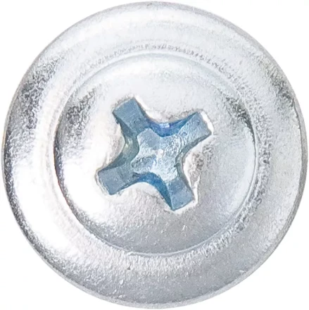 Саморезы 4,2 х 75 с прессшайбой PH №2 острый наконечник оцинкованные 3000 шт в коробке Шурупь 48725 купить в Губкинске