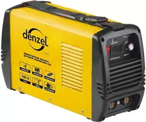 Аппарат инверторный для дуговой сварки DENZEL ММА-180C 94338 купить в Губкинске