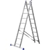 Лестница ЗУБР универсальная, двухсекционная со стабилизатором, 9 ступеней 38821-09 купить в Губкинске